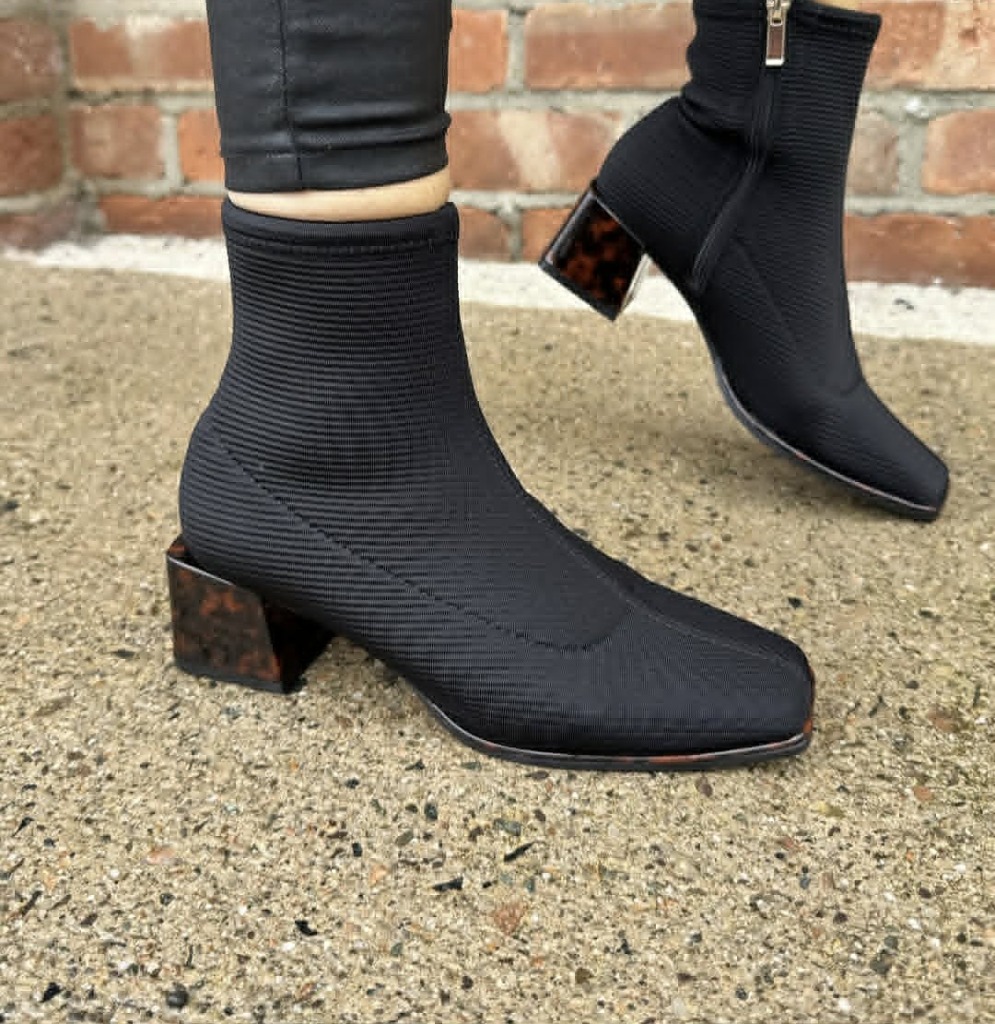 Sock Boots με Τακούνι Ταρταρούγα