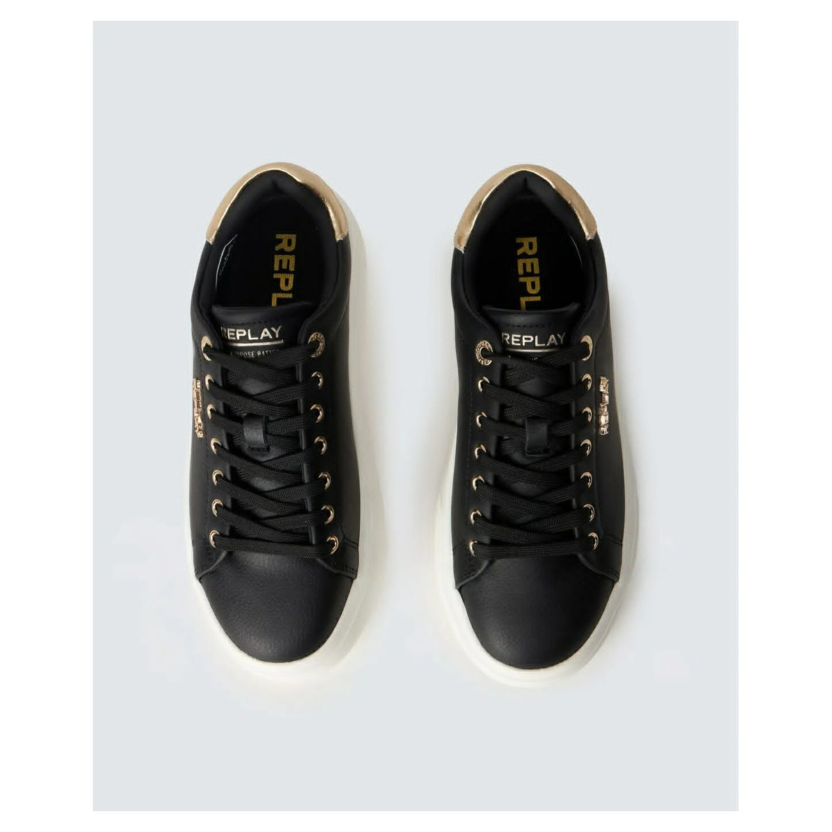 Replay RZ8F000AL Γυναικεία Sneakers Μαύρα