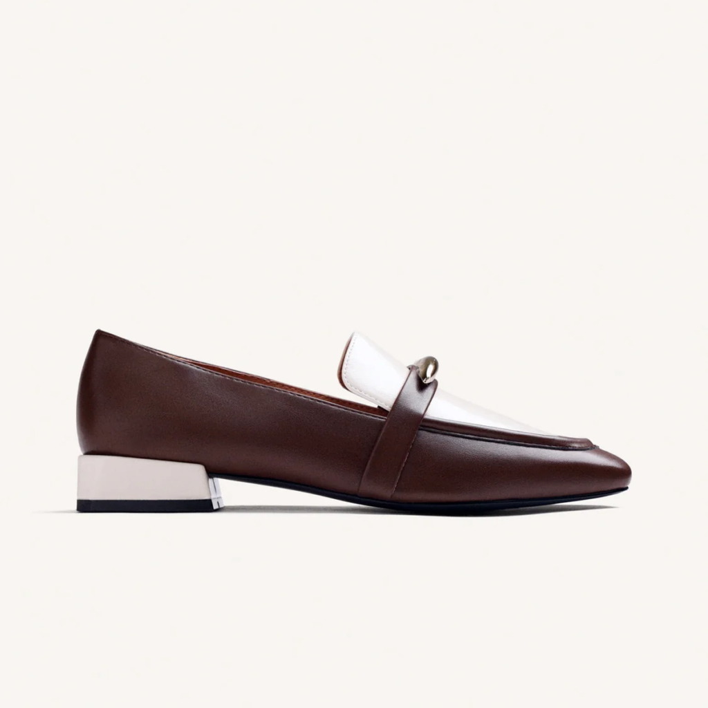 Gioseppo 80155 γυναικεία loafers καφέ - πλαϊνή όψη