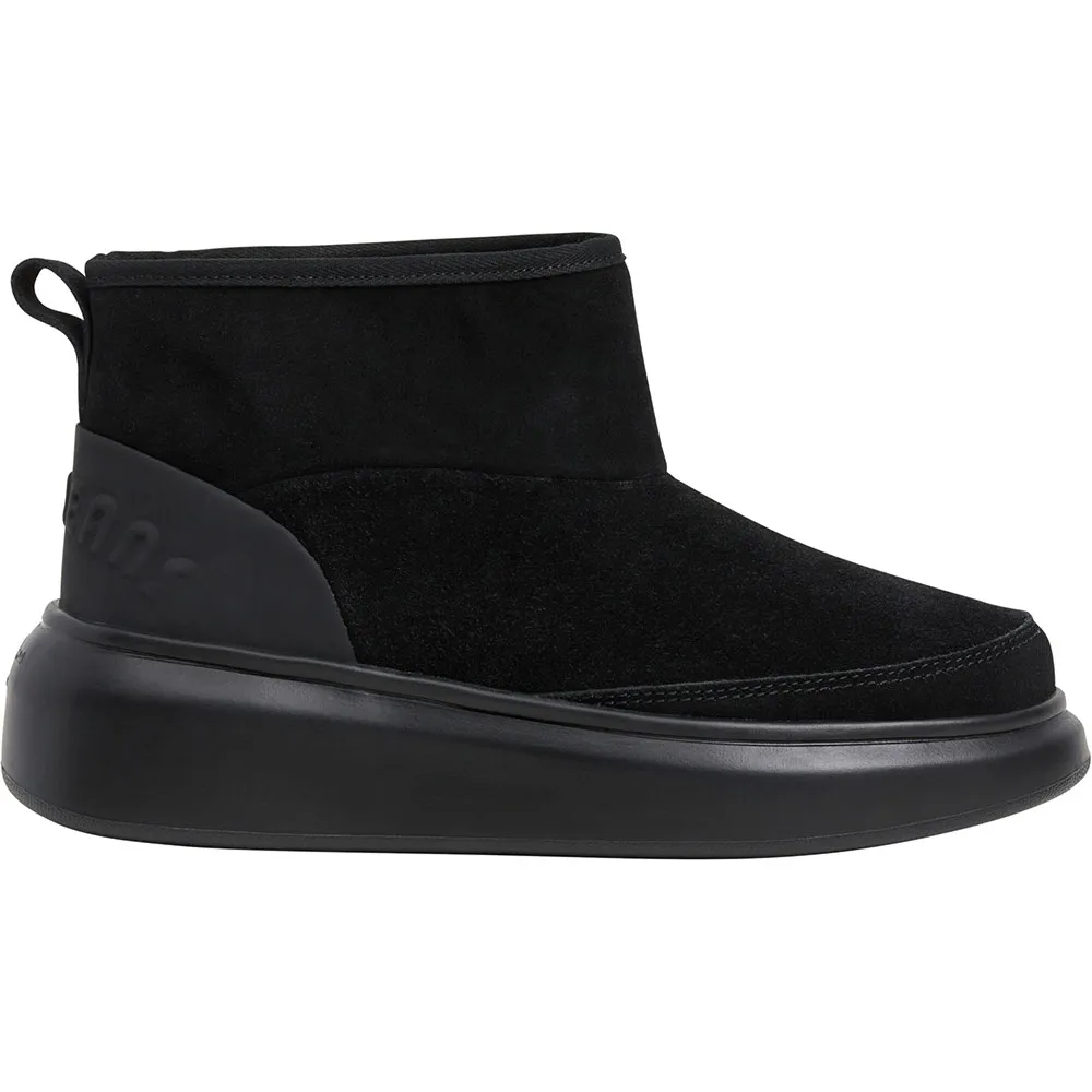 Pepe Jeans PLS500038 Yara Mix W μαύρο γυναικείο μποτάκι πλάγια όψη