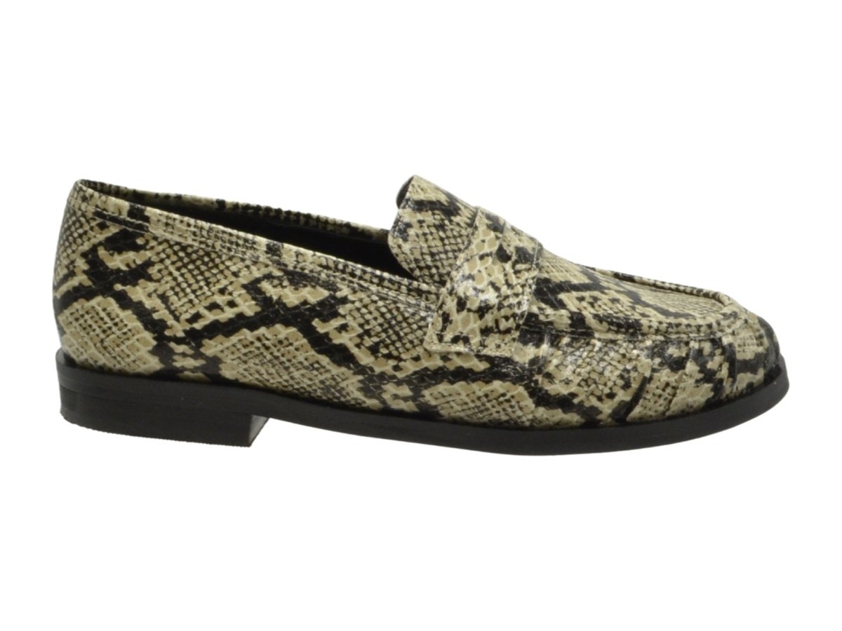 UTOPIA U98-001 γυναικείο μοκασίνι loafer μπεζ φίδι